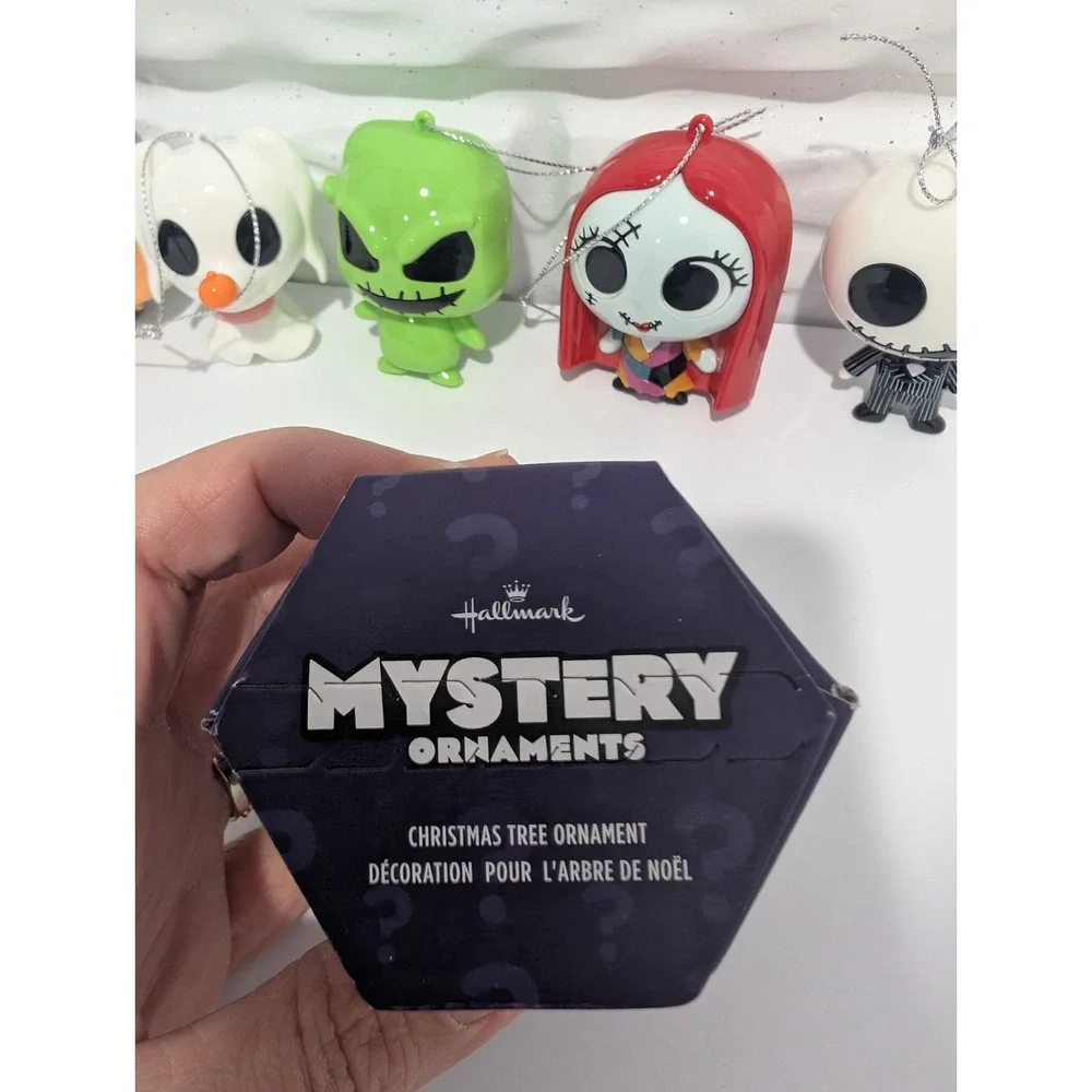 NEW Opened 2025 Hallmark Set 5 Nightmare Before Christmas Mystery Ornaments
